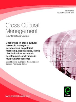 cover image of Cross Cultural Management, Volume 18, Issue 3